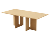 Walnut Melamine Dining Table 8 Seater