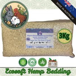 Ecosoft Hemp Bedding For Small Animal & Chickens 3kg | Vital Habitat