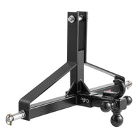 VEVOR 3 Point Trailer Hitch with 2 in Receiver, 3pt Quick Hitch Attachment, Heavy Duty Tractor Tow Drawbar Adapter, Compatible with Kubota, Mahindra, Ford, Yanmar, John Deere, Massey Ferguson