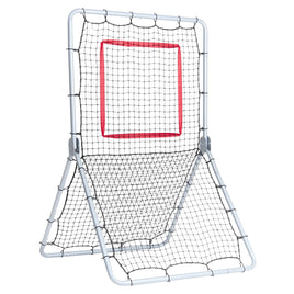 VEVOR Baseball And Softball Rebounder Net, 3.5 x 6 ft PitchBack Baseball Pitching Nest, Softball Pitchback Net, Fielding Trainer, Bounce Back Net for Fielding/Throwing Practice, 5 Adjustable Angles