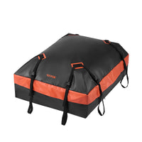 VEVOR Car Rooftop Cargo Carrier Bag, 15 Cubic Feet Car Roof Cargo Carrier, 100% Waterproof Heavy Duty 840D PVC Roof Luggage Bag for All Vehicle with/without Rack- with Lock, Non-Slip Mat, 4 Door Hooks