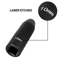 VEVOR Impact Sockets Set 1/2 Inch Drive 26 PCS Metric 10mm - 36mm Deep 6-Point Set