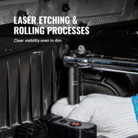 VEVOR 1/2" Drive Deep Impact Socket Set, 34pcs Socket Set Metric （8-36mm） 6 Point Cr-MO Alloy Steel for Auto Repair, Rugged Construction, Includes Heavy Duty Storage Case