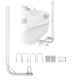 VEVOR Boat Trailer Guide, 1219.2mm Adjustable Design Trailer Guide Poles, 2PCS High-Hardness Steel Trailer Guide-Ons, Trailer Guides with PVC Pipes, for Ski Boat, Fishing Boat or Sailboat Trailer