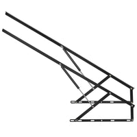 VEVOR Bed Lift, 1500x2000mm Compatible Extra-large Size 140kg Load Bearing, DIY Wall Bed Mechanical Hardware Kit Vertical Deluxe, Pneumatic Lever Heavy Duty Support, Folding for Guestroom