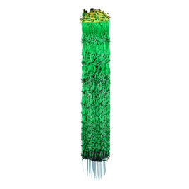 VEVOR Electric Fence Netting, 0.88 x 49.98 m, PE Net Fencing with Posts & Double-Spiked Stakes, Utility Portable Mesh for Goats, Sheep, Lambs, Deer, Hogs, Dogs, Used in Backyards, Farms, and Ranches