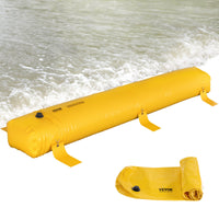 VEVOR Flood Barrier Hydro Barrier 12' Length x 12" Height for Water Diversion