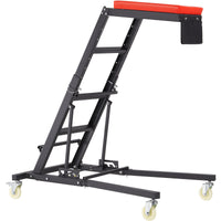 VEVOR Automotive Topside Creeper, Engine Creeper 42.5"-64.8", 181.44KGS Capacity High Top Creeper, 4 Swivel Caster Wheels, Padded Deck,  Creeper for Home Garage, Workshop Repair Maintenance