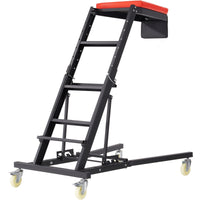 VEVOR Automotive Topside Creeper, Engine Creeper 42.5"-64.8", 181.44KGS Capacity High Top Creeper, 4 Swivel Caster Wheels, Padded Deck,  Creeper for Home Garage, Workshop Repair Maintenance