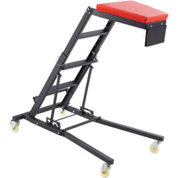 VEVOR Automotive Topside Creeper, Engine Creeper 42.5"-64.8", 181.44KGS Capacity High Top Creeper, 4 Swivel Caster Wheels, Padded Deck,  Creeper for Home Garage, Workshop Repair Maintenance