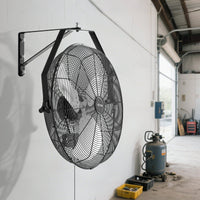 VEVOR 615mm Industrial Wall Mount Fan 3 Speed 4650 CFM for Garage Greenhouse