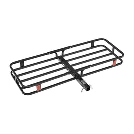 VEVOR 53" x 19" x 5", Hitch Cargo Carrier, 500 lbs Capacity Hitch Cargo Carrier with Hitch Stabilizer & Ratchet Straps, Hitch Mount Cargo Carrier with Cargo Net with Hook, Fit for SUVs