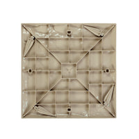 VEVOR Garden Stepping Stones, 16Pcs 39.5x39.5 cm, Decorative Stepping Stones with Stakes, Weather-Resistant Plastic Pathway Pavers, Smooth Surface, Outdoor Walkway for Lawn Patio Landscape, Beige