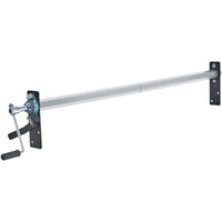 VEVOR Hand Crank Tarp Roller Kit, 1.6-2.6 m Wide, Aluminum Alloy, Manual Cab Level Dump Truck Tarp Roller with 17.8 cm Sponge-Wrapped Handle, Perfect for Dump Trucks, Trailers, Trash Haulers (No Tarp)