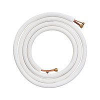 VEVOR 4876.8mm Mini Split Line Set, 6.4 & 12.7mm O.D Copper Pipes Tubing and Triple-Layer Insulation, for Air Conditioning or Heating Pump Equipment & HVAC with Rich Accessories (18ft Connection Cable