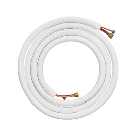 VEVOR 4876.8mm Mini Split Line Set, 6.4 & 12.7mm O.D Copper Pipes Tubing and Triple-Layer Insulation, for Air Conditioning or Heating Pump Equipment & HVAC with Rich Accessories (18ft Connection Cable