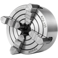 VEVOR Metal Lathe Chuck 4-Jaw Independent 5 inch Cast Iron Milling Turning CNC