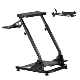 VEVOR Racing Wheel Stand, Adjustable & Foldable Simulator Stand for Logitech G29 G27 G920 G923, Thrustmaster T300RS T300GT T248 TS-PC TSXW Gaming Cockpit,Pedals Simulator NOT Included