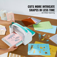 VEVOR Manual Die Cutting Embossing Machine 9" Opening For Art Craft Scrapbooking