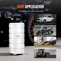 VEVOR Fluid Extractor, 15 Liters Capacity, Pneumatic/Manual Oil Changer Vacuum Fluid Extractor with Dipstick and Liquid Suction Hose, Oil Extractor Change Pump for Automotive Fluids Vacuum Evacuation