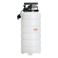VEVOR Fluid Extractor, 15 Liters Capacity, Pneumatic/Manual Oil Changer Vacuum Fluid Extractor with Dipstick and Liquid Suction Hose, Oil Extractor Change Pump for Automotive Fluids Vacuum Evacuation