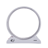 VEVOR Cat Exercise Wheel, 31.5 in, Large Cat Running Wheel with Secure Brake & Carpeted Runway, Quiet Operation Cat Treadmill, Indoor Cats Exerciser Wheel for Pets Weight Loss & Health White