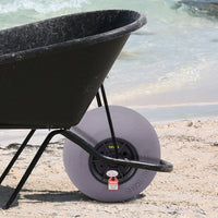 VEVOR Balloon Beach Wheels Replacement Beach Tires 13" TPU 121 LBS Load Capacity