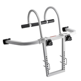 VEVOR Ladder Stabilizer, 2 in 1 Extension Wall Ladder Standoff Hook, Roof Ridge Ladder Accessories Both Horizontally and Vertically, Heavy-duty Steel Rubber Grip T-Bar, Quick Access to Steep Roofs