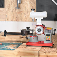 VEVOR Circular Saw Blade Sharpener, 370W Saw Blade Grinding with Water Injection, Water Injection Circular Saw Blade Sharpening & 6 Saw Centerings, 5-inch Grinding Wheel for Carbide Tipped Saw Blades