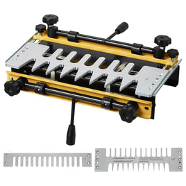 Dovetail Jig, 310 mm Width, Dove Tailing Router Jigs with 4 Router Bits & 6 Templates, Precise Alignment Dove Tail Jig, Mortise and Tenon Woodworking Tools for Furniture & Wood Cabinet Making