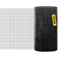 VEVOR Hardware Cloth, 48"" x 50\' & 1""x1"" Mesh Size, Galvanized Steel Vinyl Coated 16 Gauge Chicken Wire Fencing with A Cutting Plier & A Pair of Fabric Gloves, for Garden Fencing & Pet Enclosures,