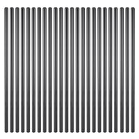 VEVOR Staircase Balusters 101 Pack, 660 mm Aluminum Stair Balusters, 19 mm Water-Proof Round Metal Spindle Railing, Hollow Deck Railing with Rail Caps & Screws for Stairs, Porch, Patio, Matte Black