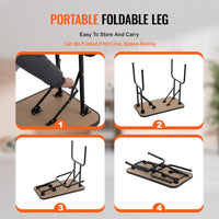 VEVOR Pet Grooming Table Arm with Clamp, 808 x 460 mm Dog Grooming Station, Foldable Pets Grooming Stand for Medium and Small Dogs, Free No Sit Haunch Holder with Grooming Loop, Bearing 99.8kg