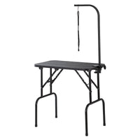 VEVOR Pet Grooming Table Arm with Clamp, 808 x 460 mm Dog Grooming Station, Foldable Pets Grooming Stand for Medium and Small Dogs, Free No Sit Haunch Holder with Grooming Loop, Bearing 99.8kg