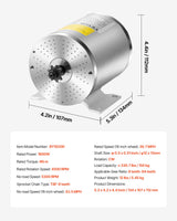 VEVOR 1800W Electric Brushless DC Motor Kit - 48V 4500rpm Motor with Upgraded Speed Controller, Throttle Grip Kit for Go Karts E-Bike Motorcycle Scooter