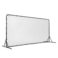 VEVOR Soccer Rebounder Net, 12x6FT Iron Soccer Training Equipment, Sports Football Training Gift with Portable Bag, Volleyball Rebounder Wall Perfect for Backyard Practicing, Solo Training, Passing