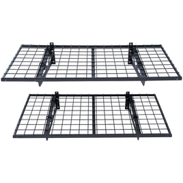 VEVOR Garage Storage Shelving, 2 Pack, 122 x 61 cm Heavy Duty Garage Shelves Wall Mounted, 502 lbs Load Capacity(Total) Garage Storage Rack Floating Shelves, Suitable for Shop, Shed, Garage Storage