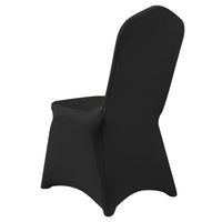 VEVOR 50 PCS Black Chair Covers Polyester Spandex Stretch Wedding Party Banquet