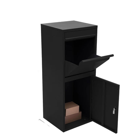 Big Outdoor Mailbox Parcelbox Pillar Letterbox 410x380x1200mm