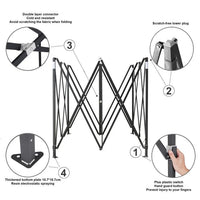 Portable Water-Resistant Gazebo 3x3 M - Blue / Without Sidewalls
