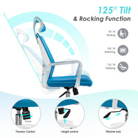 High back executive PU office chair - Green