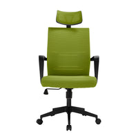 High back executive PU office chair - Green