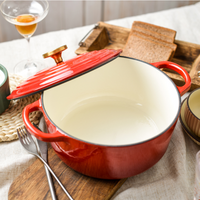 Enamel Cast Iron Pot Cast Iron Casserole/French Oven - 22 CM