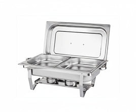 Chafing Dish Food Warmer Stove 11L 2 Compartment