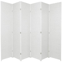 6-Panel Room Divider Screen – Foldable Privacy Partition