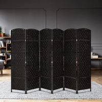 Portable Folding Room Divider Partition – 6 Panel Privacy Screen