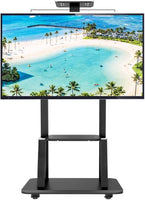 Tv Stand Cart Trolley 32 To 75 Inch Mobile Tv Cart Universal Flat Screen Rolling Trolley Console Stand