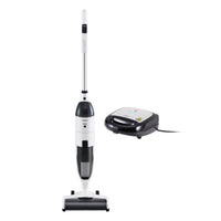 Devanti Cordless Wet Dry Vacuum Mop plus 3-in-1 Sandwich Waffle Maker