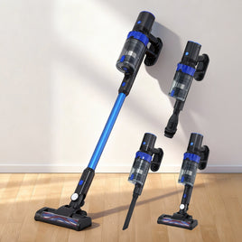 Devanti Stick Vacuum Cleaner Brushless Cordless 350W Blue