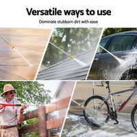 Giantz Pressure Washer Gun Short Trigger 4000PSI M22-14 1/4 Inch 5 Nozzles Red